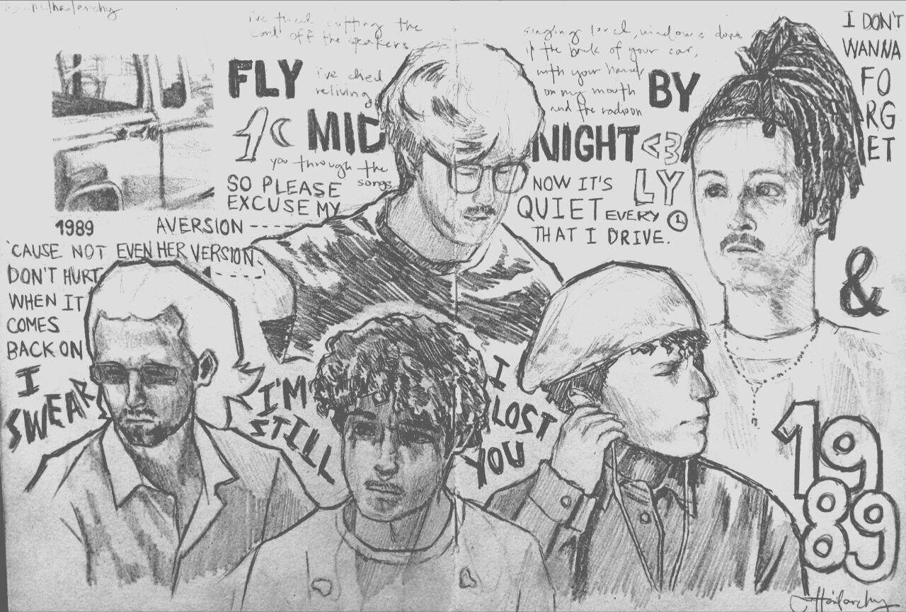 nightly x Fly By Midnight on '1989' (June 2026) made with 2b mechanical pencil